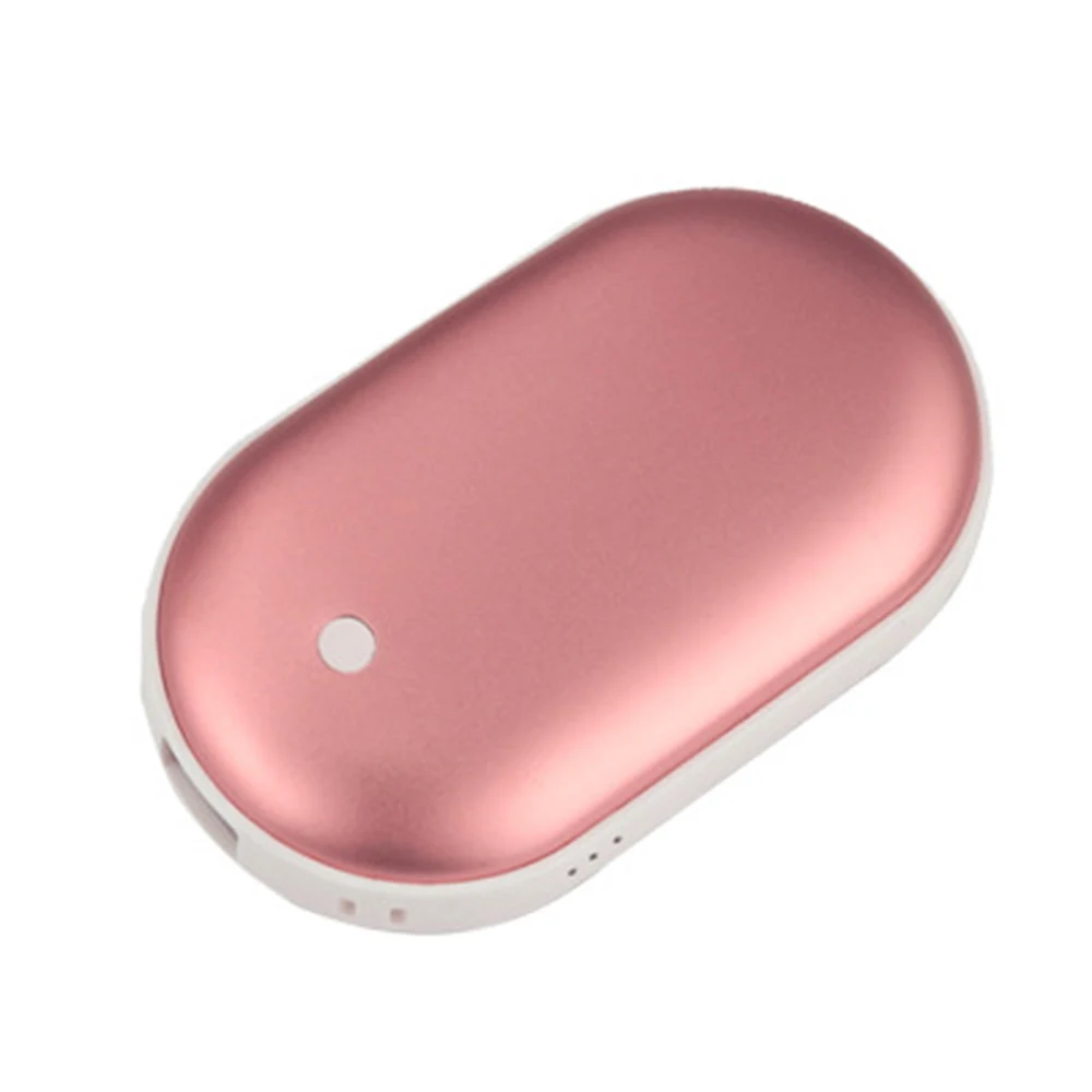 5200mAh USB Rechargeable LED Electric Hand Warmer Heater Travel Handy Long-Life Mini Pocket Warmer Home Warming Product Gift