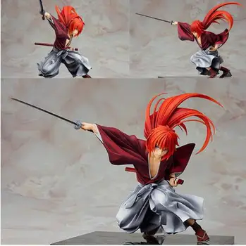 

Rurouni Kenshin Meiji Swordsman Romantic Story Kenshin Himura figure Anime Action Figure PVC New Collection figures toys