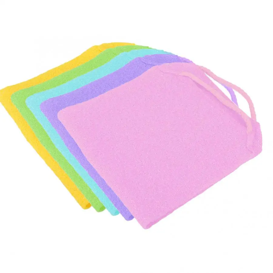 Bath Bombs Exfoliating Rubbing Washcloth Elastic Shower Body Scrub Cleaning Massage Bath Towel Strap Body Cleaning Towel 3