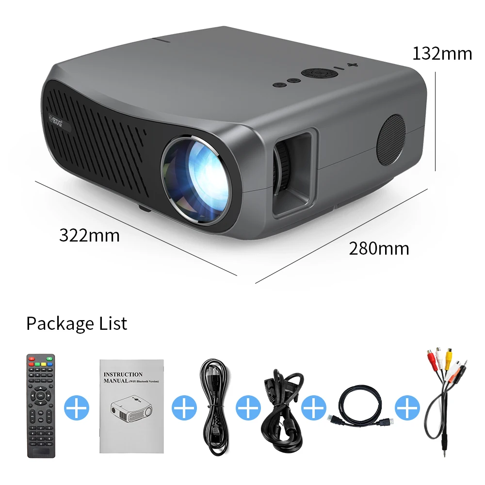 Proyektor Video Led Film Beamer Home 