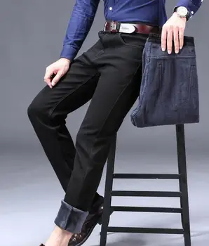 

2020 summer solid color autumn and winter jeans em8 men's slim straight autumn pants men's stretch trousers QTX-2801-07