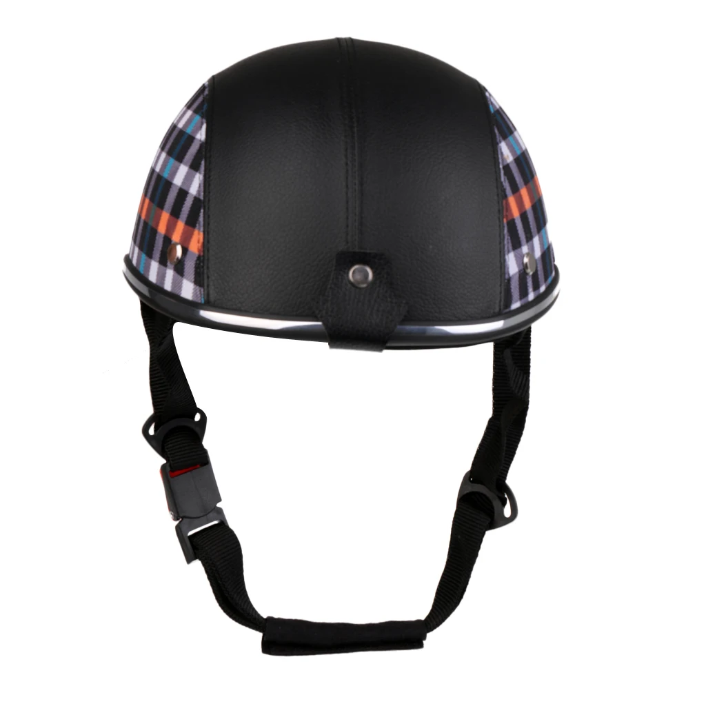 Baseball Cap Style Motorcycle Bike Helmet Anti-UV Safety Hat Visor Adjustable Safety Bicycle Helmet Head Protector