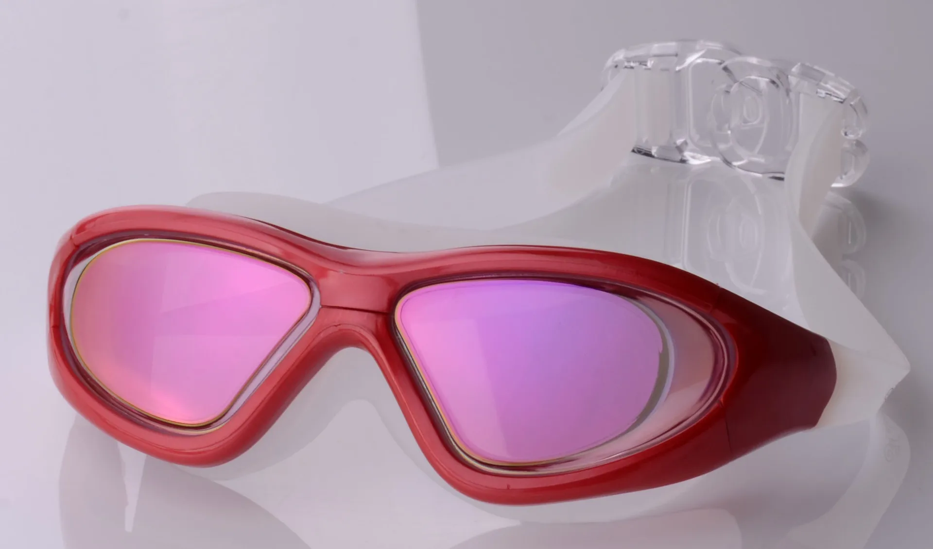 AliExpress Eaby9110, зеркало для плавания, серфинга, анти-туман, большая коробка, Naples Eye, гальваническое покрытие, высокое разрешение, для взрослых, мужчин, женщин, Glasse