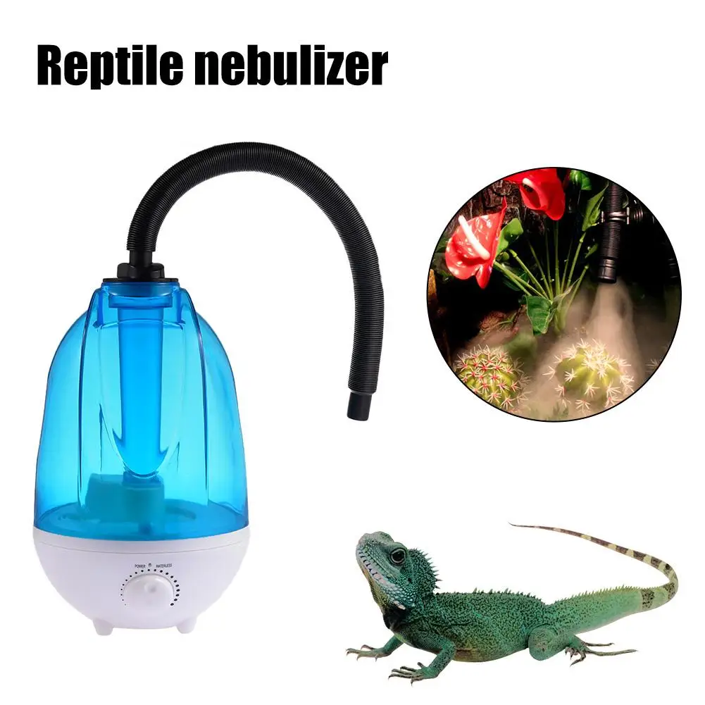 

4L Large Capacity Reptile Humidifier Pet Atomizer Mute Adjustable For Rainforest Landscaping Reptile Terrarium Fogger US/EU/UK