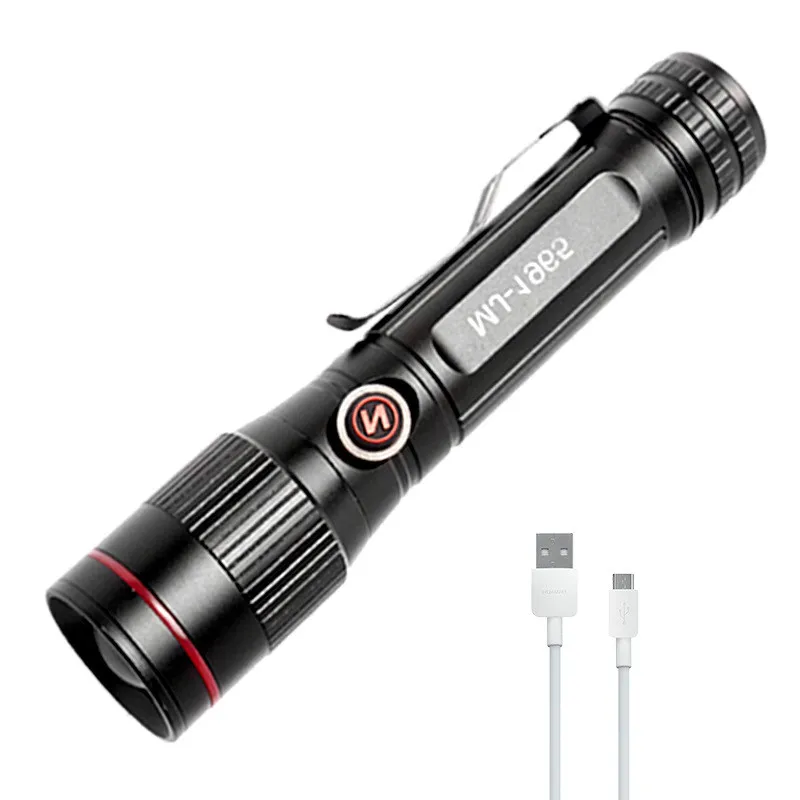 

Modern Simple Small Flashlight Hard Light Outdoor Lighting Portable Creativity Led Flashlight Portatil Portable Lighting EC50SD