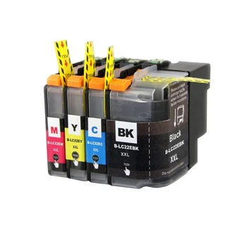 

4 pcs 1b+1c+1m+1y LC22E LC22EXXL XL Compatible Ink Cartridge for Brother MFC-J5920DW