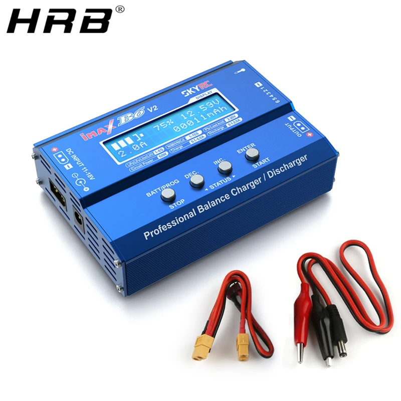 Зарядное устройство Skyrc iMax B6 V2 зарядка Lipo LiHV NiMh LiFe для аккумуляторов ЖК экран