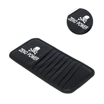 

Skull Car Sun Visor Sunshade Storage Bag Multi-Use Tool Organizer for VW passat b8 jeep renegade toyota chr smart fortwo bmw e90