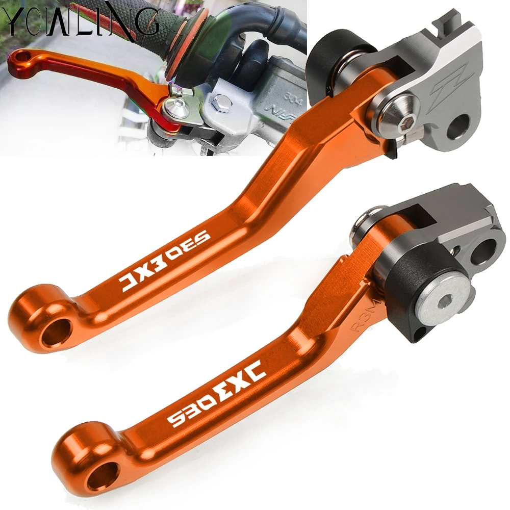 

For KTM 530 EXC 530EXC 2008 2009 2010 2011 Dirt Bike Motocross Motorbike CNC Aluminum Custom Made Folding Brake Clutch Lever