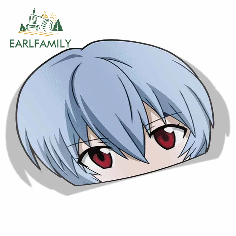 EARLFAMILY 13 см x 9 1 для фотографий аниме большая голова виниловая мультяшная наклейка