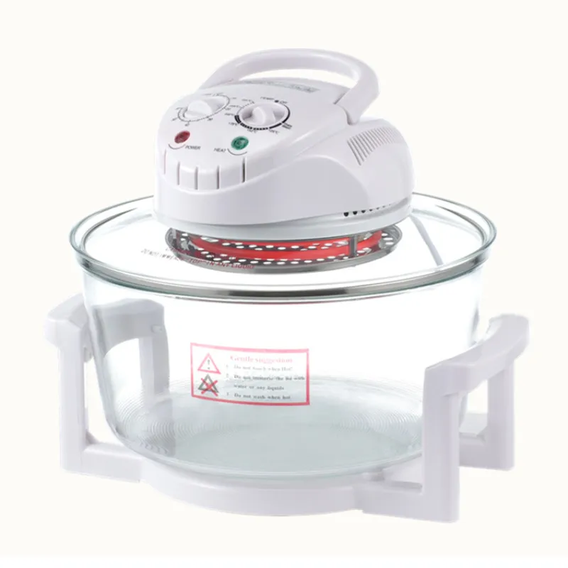 Воздушная фритюрница 1300 Вт 12л Konventionelle Infrarot-Backofen Backen воздушная фритюрница турбо электростадо мультифункций-гриль Kochrezept - Цвет: Белый