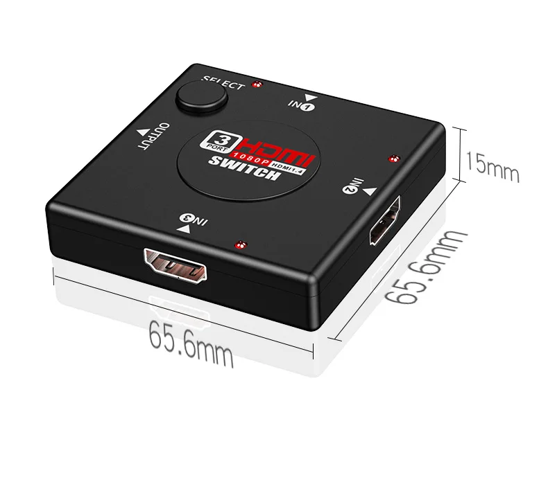 HDMI коммутатор три в одном из 1080P квадратного типа HD конвертер HDMI коммутатор