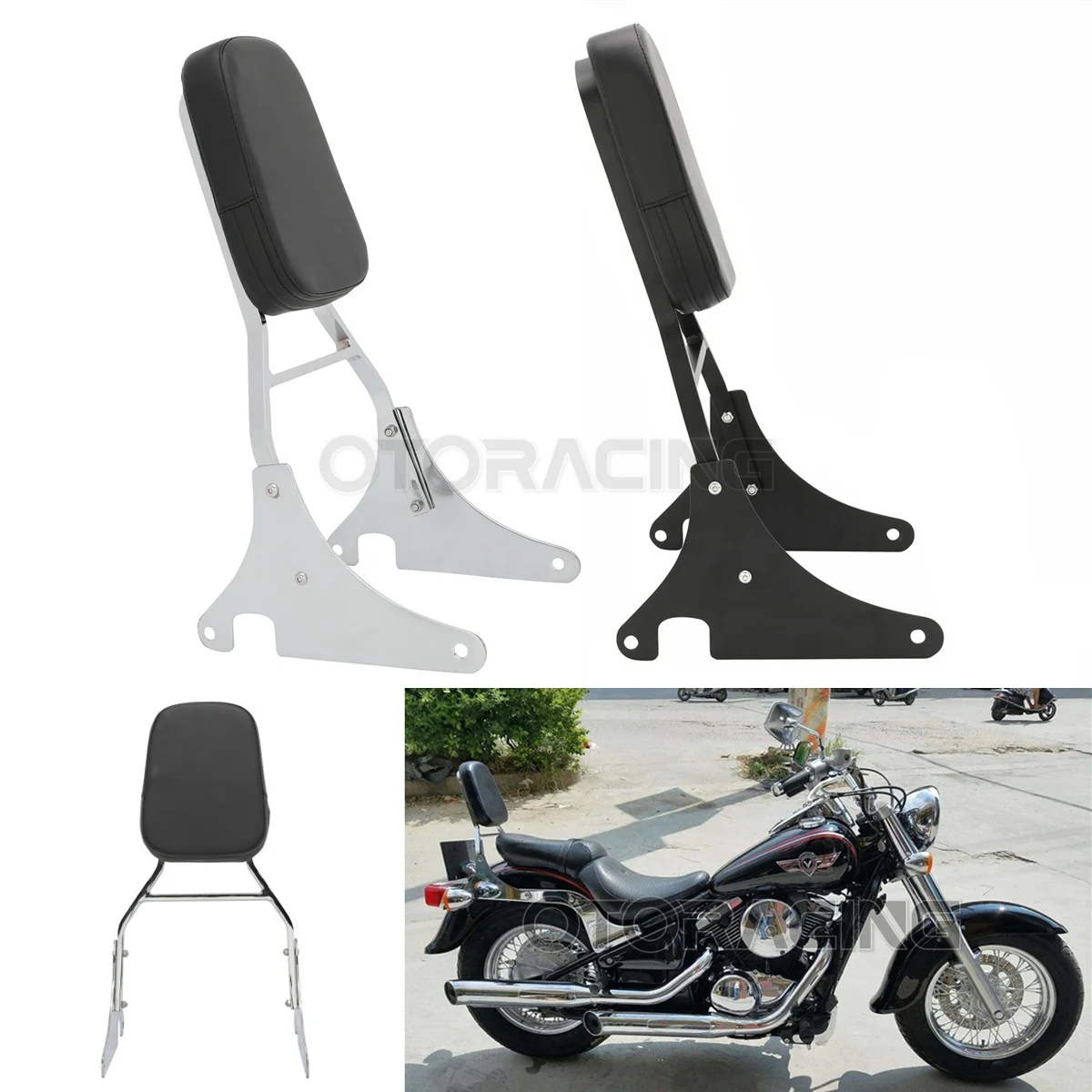 

Motorcycle Backrest Sissy Bar For Kawasaki Vulcan 400 800 VN400 VN800 1996-2019 2010 2011 2012 2013 2014 2015 2016 2017 2018