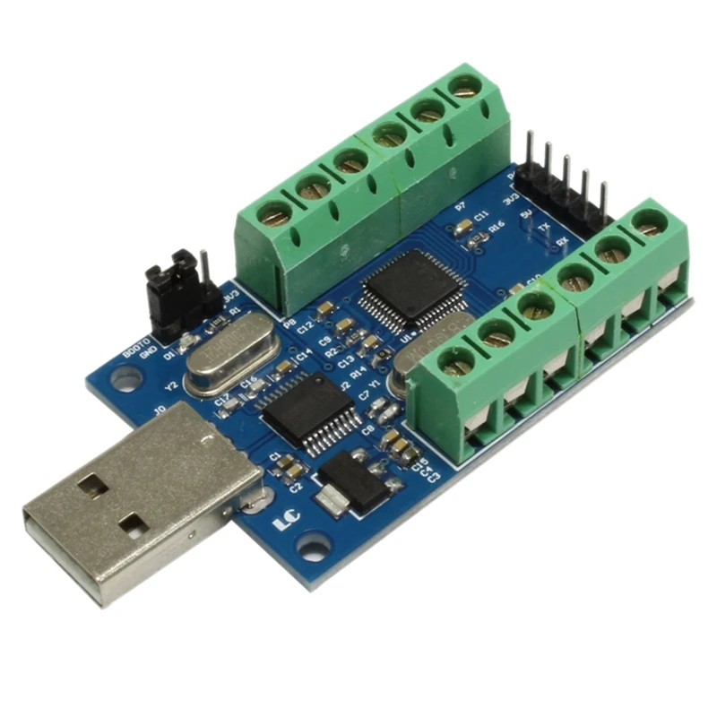 Интерфейс Usb 10 каналов 12 бит Ad выборки данных сбора Stm32 коммуникационная плата интерфейса UART Adc модуль