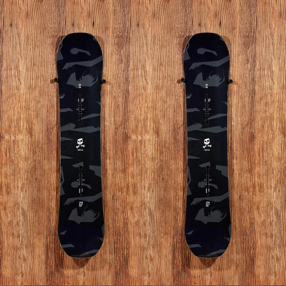 XCMAN Snowboard Wall Mount Bullet Display Hanger Racks,Indoor Snowboard Storage - 4pcs