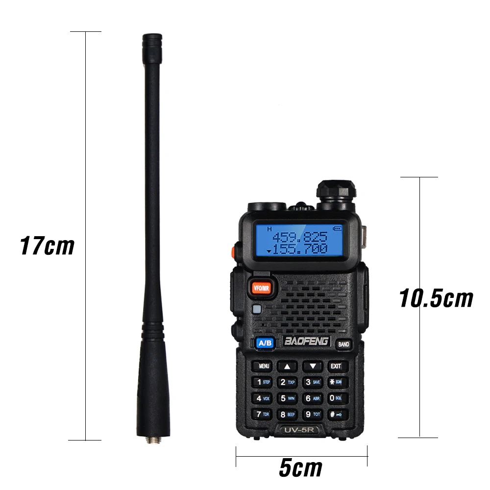 Рация Baofeng UV 5R 10 км 8 Вт двухстороннее радио портативное UV5R рация FM Любительское