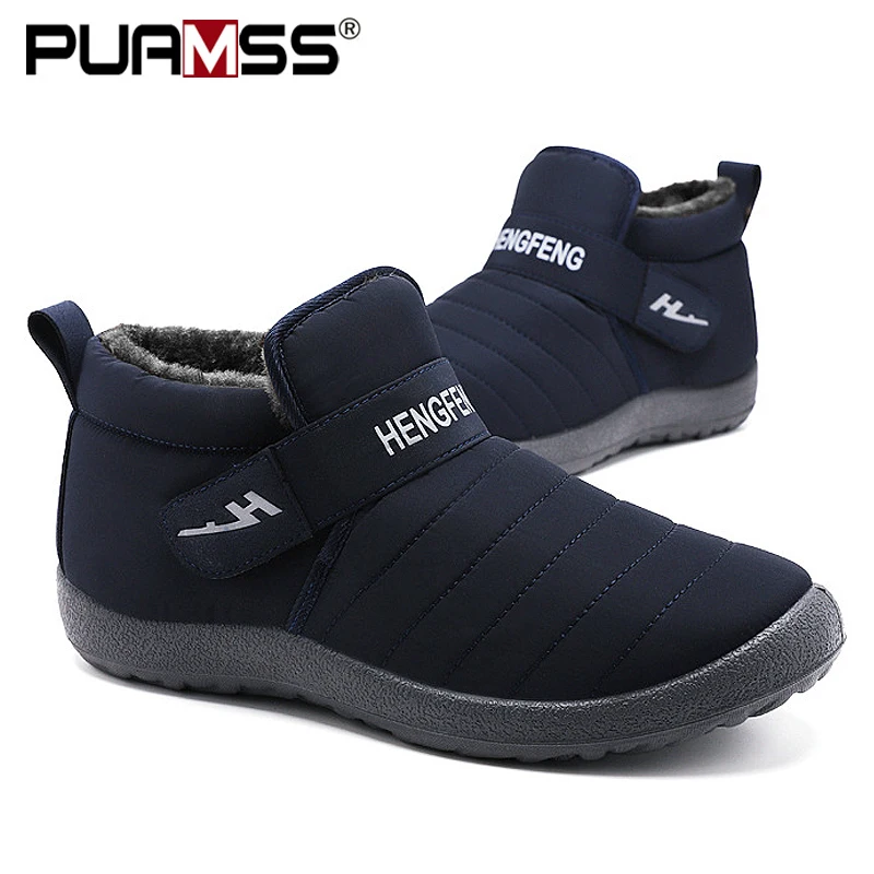 Men Boots Keep Warm Snow Boots Couple Winter Ankle Shoes Waterproof Outdoor Sneakers men sneakers outdoor boots
