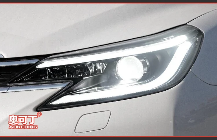 Головной светильник s для автомобиля Toyota Mark X 2013- eiz DRL Дневной ходовой светильник светодиодный Биксеноновая лампа противотуманный светильник тюнинг автомобильные аксессуары