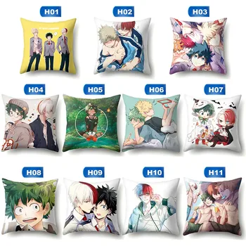 

New My Boku No Hero Academia Shouta Two Side Pillowcases Hugging Pillow Cushion Case Cover Otaku Cosplay Gift