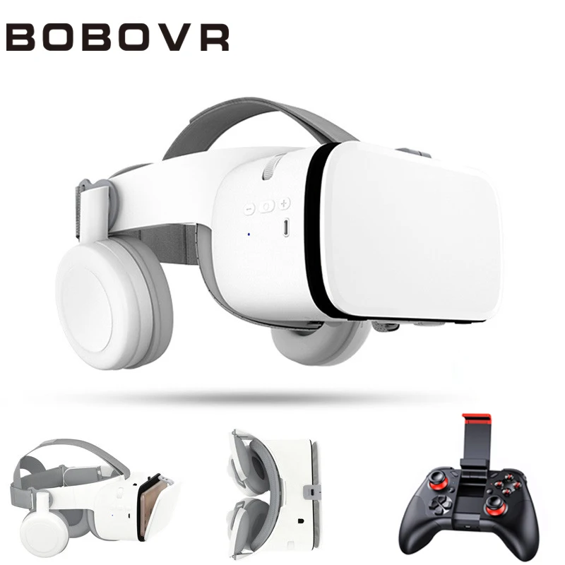 

Bobovr Z6 3D Glasses Virtual Reality Immersive VR Headset Wireless Smartphones Google Cardboard Box with Controller