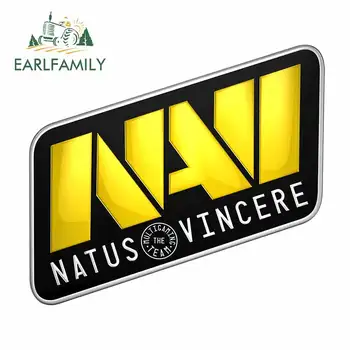 

EARLFAMILY 13cm x 11.1cm for CSGO Navi Logo Funny JDM Car Stickers Personality Creative Window Camper Camper Scratch-proof Decal