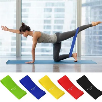 

5 Level Training Pull Rope Rubber Yoga Resistance Bands For Sports Pilates Expander Fitness Gum Gym Workout Equipment 40#4