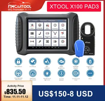 

XTOOL X100 PAD3 with ks-1 OBD2 Diagnostic tool for LADA for renault EU Key Programmer Odometer Adjustment All Key Lost For Lexus