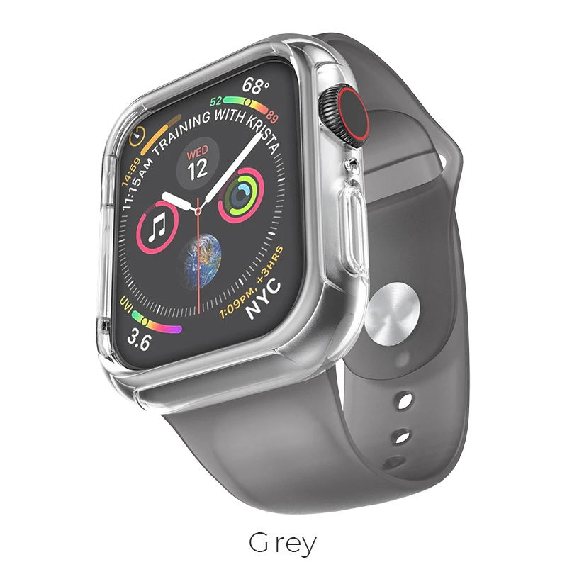 Браслет Samrt ремешок для Apple Watch Band 1 2 3 4 Iwatch Band 42 мм 38 мм моющийся силиконовый ремешок с аксессуарами из ТПУ - Цвет: gray 42mm