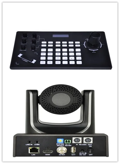 POE hdmi USB 20xoptical zoom NDI 화상 회의 카메라 고품질 키보드 세트, 판매용