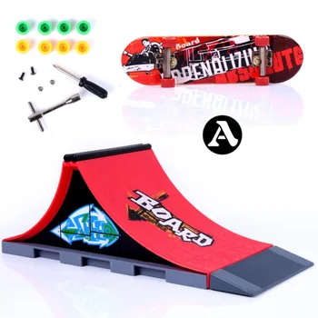 

New Skate Park Fingerboard Skate Park Fingerboard ABCDEF Board Ultimate Parks Skateboard Toys professional fingerboard 3PCS