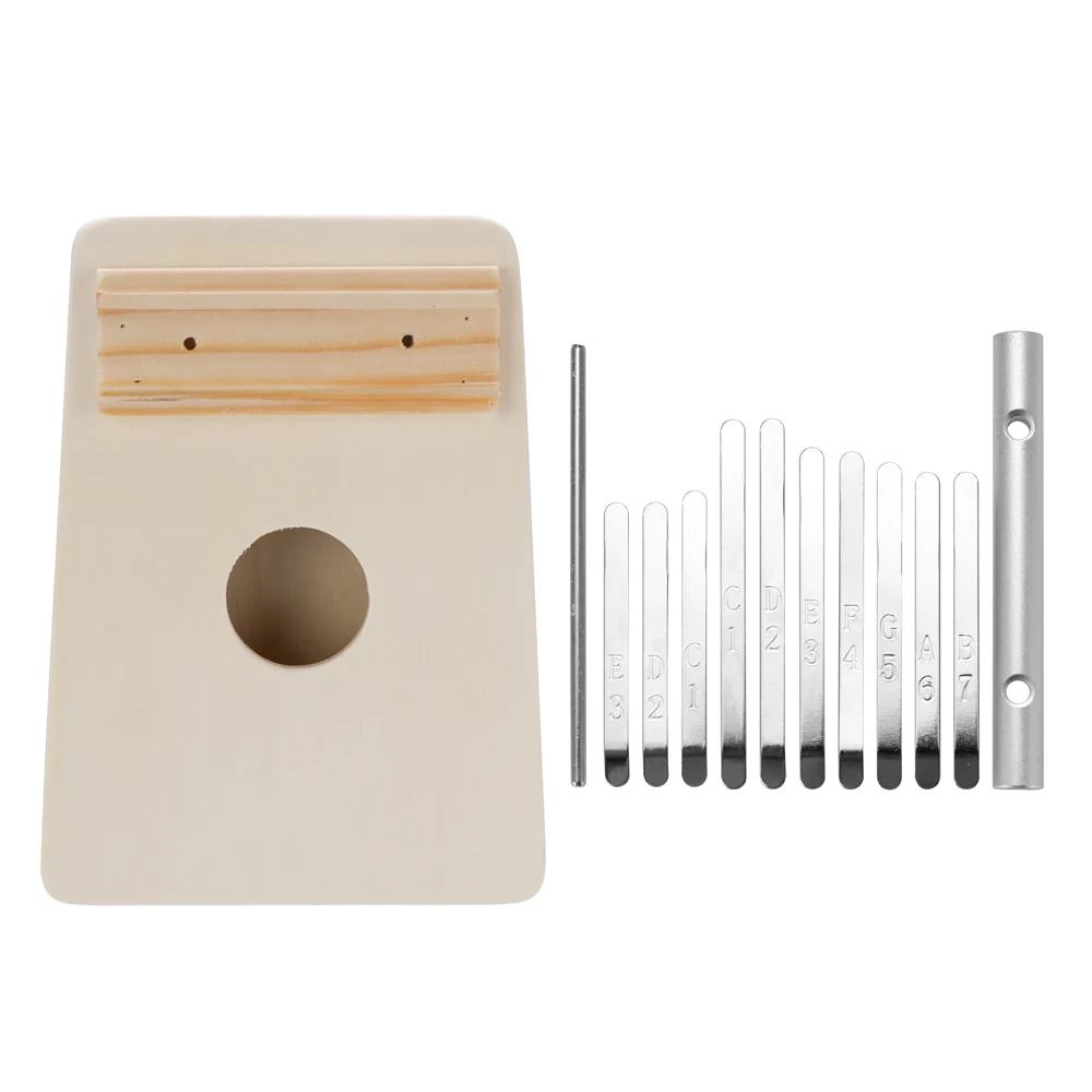 Простая сборка Kalimba ручная работа набор сделай сам деревянное Пальчиковое