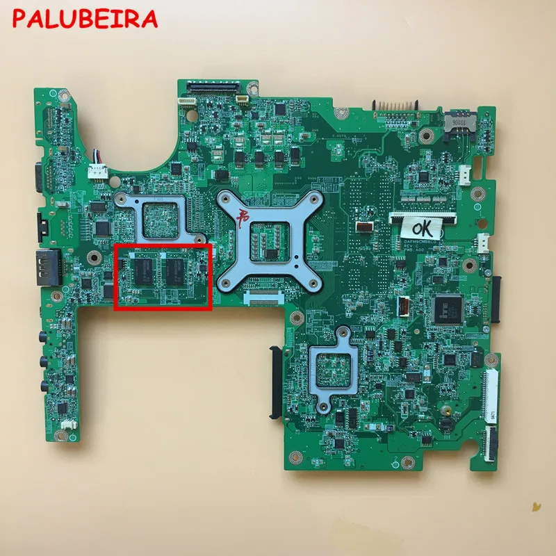 

PALUBEIRA DAFM9CMB8C0 FOR Dell Studio 1558 Laptop Motherboard CN-04DKNR HM55 PGA989 DDR3 HD5470 100% Fully Tested