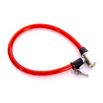 

Bike Bicycle Steel Wire Cable Lock Motorcycle Electric Scooter Anti-Theft Locker Practical Cable Quick Unlock