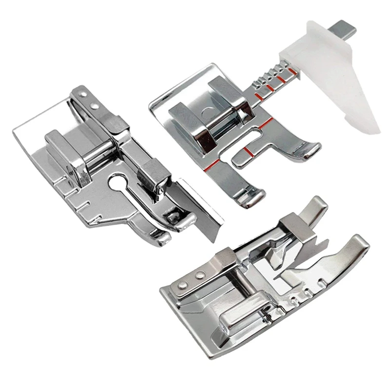 

Sewing Machine Presser Foot Set-1/4 Inch Quilting Foot/Adjustable Guide Sewing Presser Foot/Edge Joining Stitch In The Ditch Sew