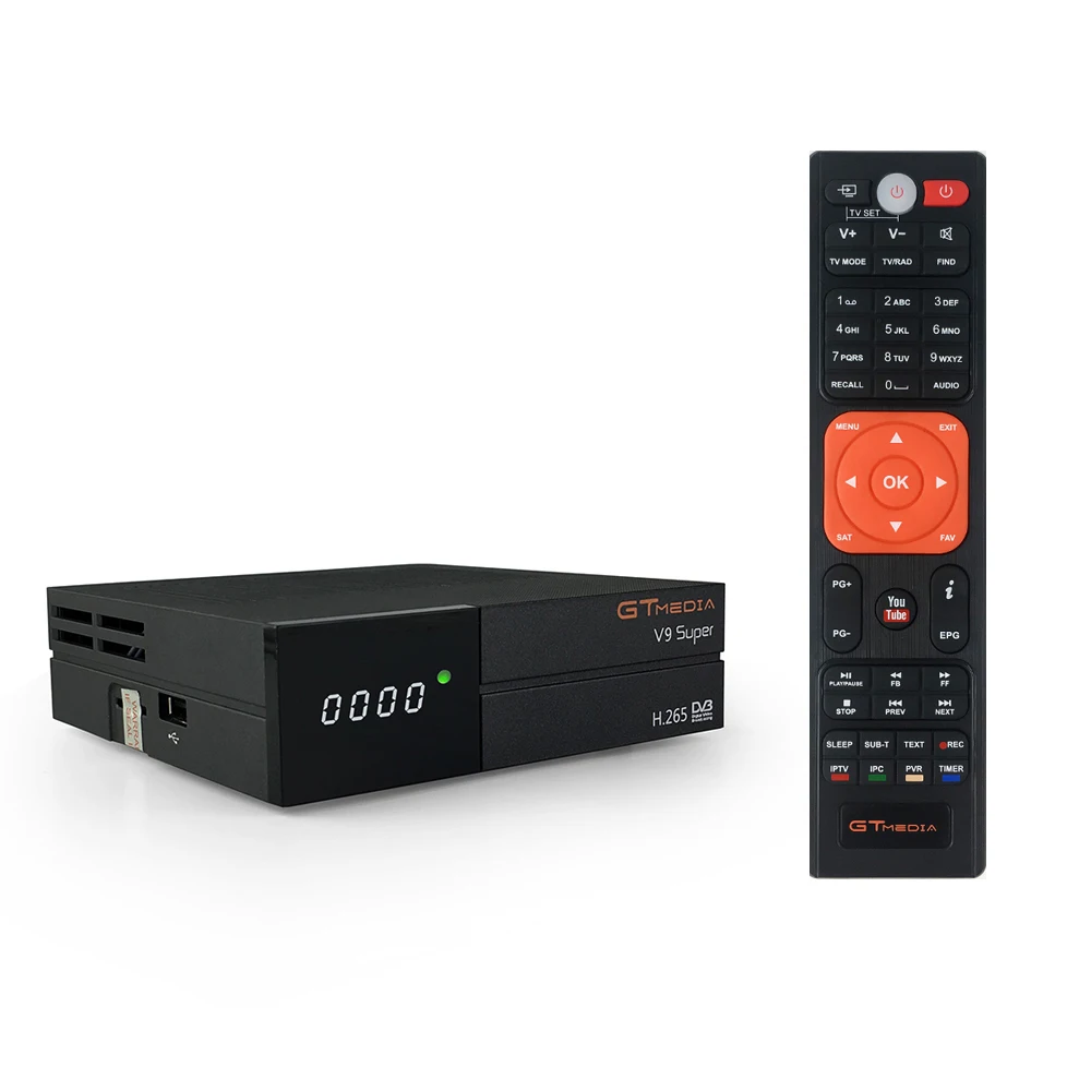 GTMEDIA V9 супер DVB-S2 спутниковый ресивер HD телеприставка цифровой видео вещания приемник встроенный WiFi Поддержка H.265 ТВ коробка