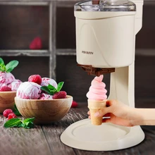 Машина для приготовления мороженого, полностью автоматическая мини-машина для приготовления мягкого мороженого для фруктов для дома, электрическая кухонная машина для приготовления мороженого для детей