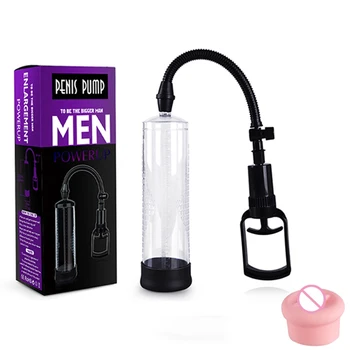 effective penis pump vacuum pump for penis enlarger extender enlargement dick men sex toy increase length male train adult toy 3