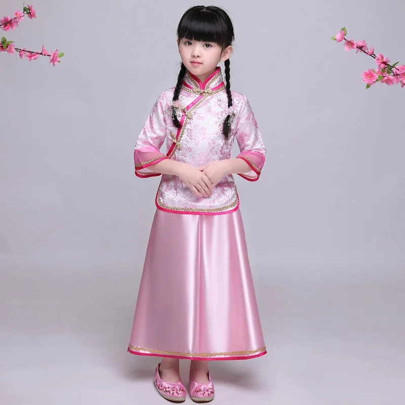 Детский сценический костюм для шоу, традиционный китайский стиль ...