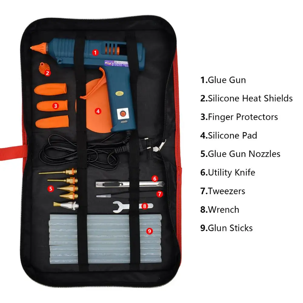 150W Hot Glue Gun Tool Kit Temperature Adjustment Use 11mm Glue Sticks