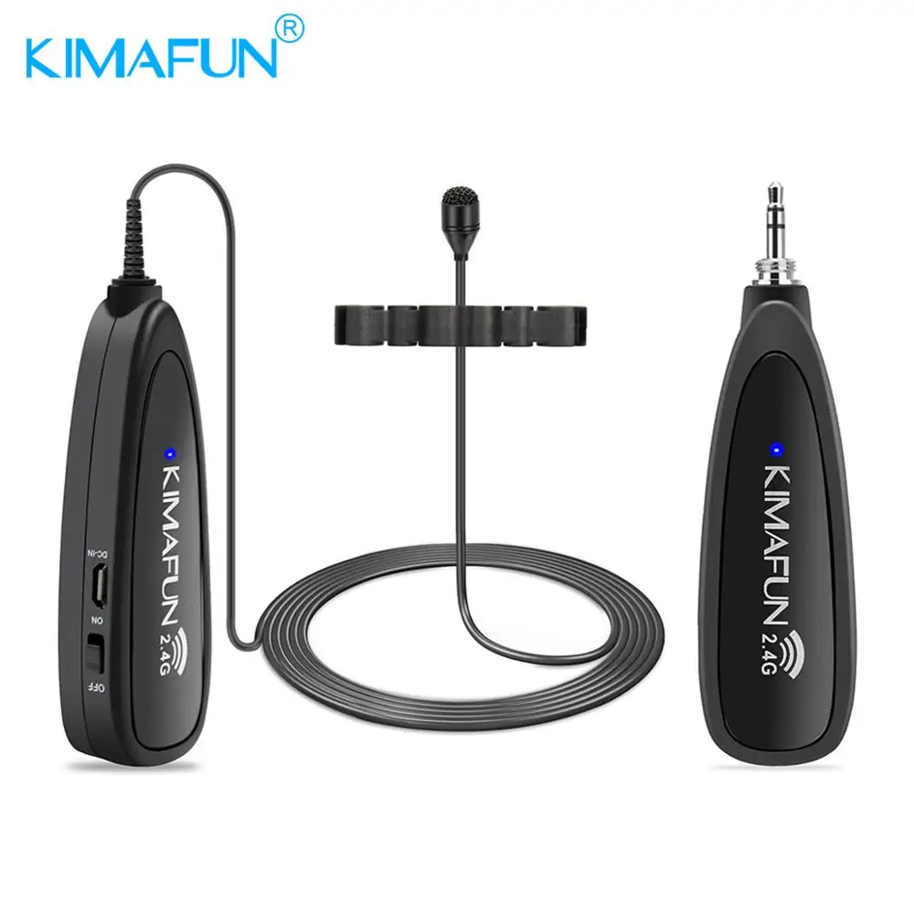 KIMAFUN беспроводной профессиональный конденсаторный микрофон 2 4G музыкальный