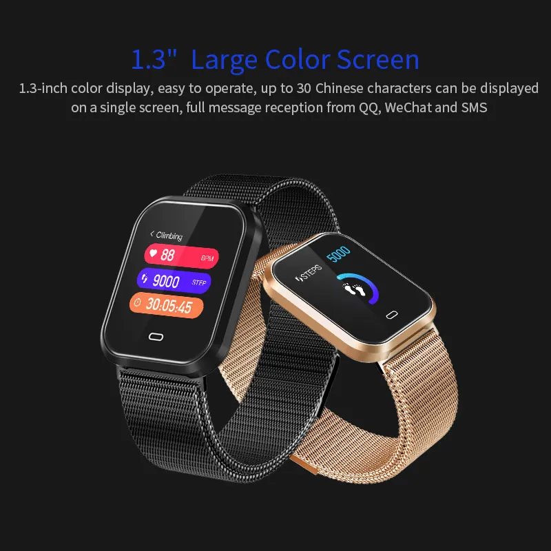 

Q7S Smart Bracelet Band With Heart rate Monitor Blood Pressure Fitness Tracker Wristband SPORT Smart Watch