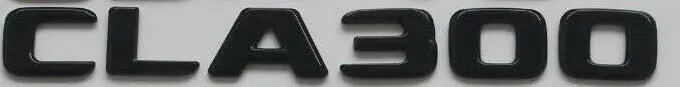 Gloss Black Черный глянец эмблемы для Mercedes C117 CLA45 Для AMG CLA220 CLA250 CLA200 4matic - Цвет: Gloss Black