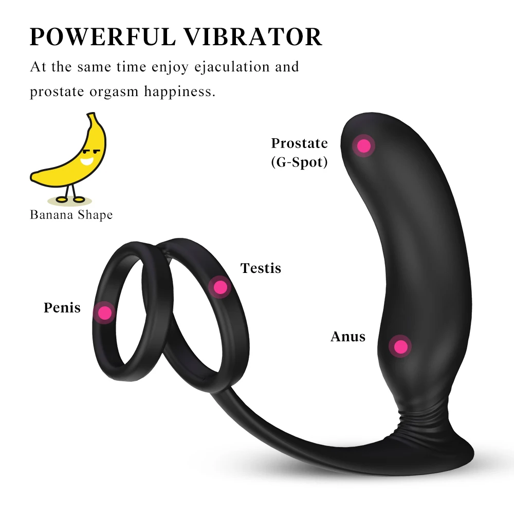 Powerful Wireless Anal Sex Toys for Men Gay Butt Plug Prostate Massage Vibrator for Men Remote Control Adult Sex Toys for Couple4