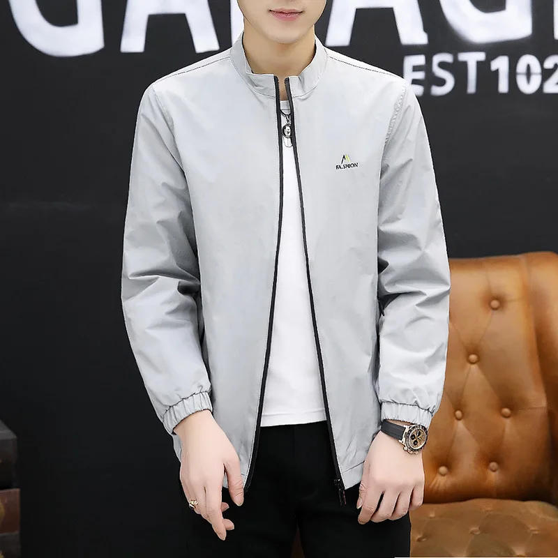 

Coat Men Spring And Autumn 2020 New Style Korean-style Trend Baseball Workwear Casual on Clothes Function Jacket Men'S Wear