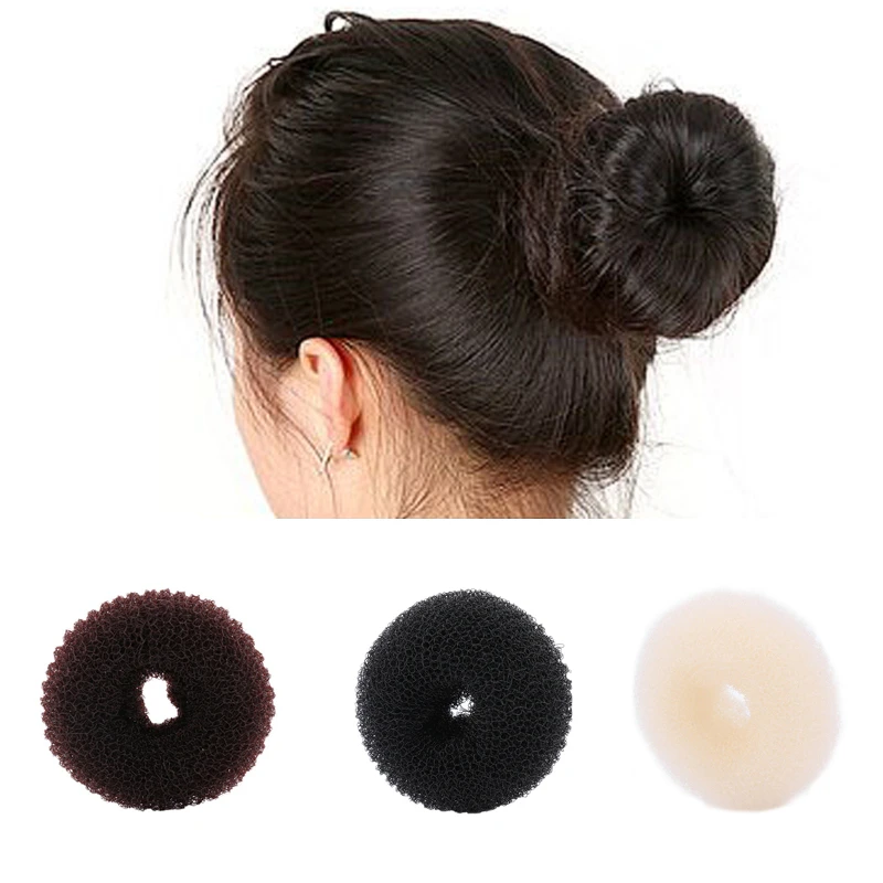 

Novelty Fashion Elegant Women Ladies Girls Hair Ring Headwear Fashion Styling Tools Magic Shaper Donut Hair Accessories