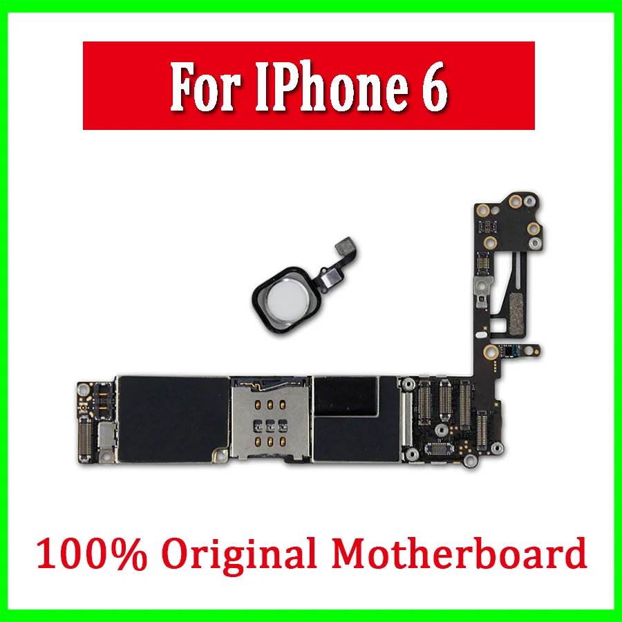 16 Гб/64 Гб/128 ГБ для iphone 6 4 7 дюймов материнская плата с/без Touch ID разблокирована