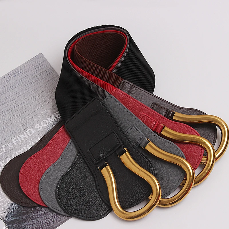 Новая мода размера плюс пояс широкий большой пояс корсет ремни для женщин платье эластичное дизайнерское высокое качество grosse ceinture femme