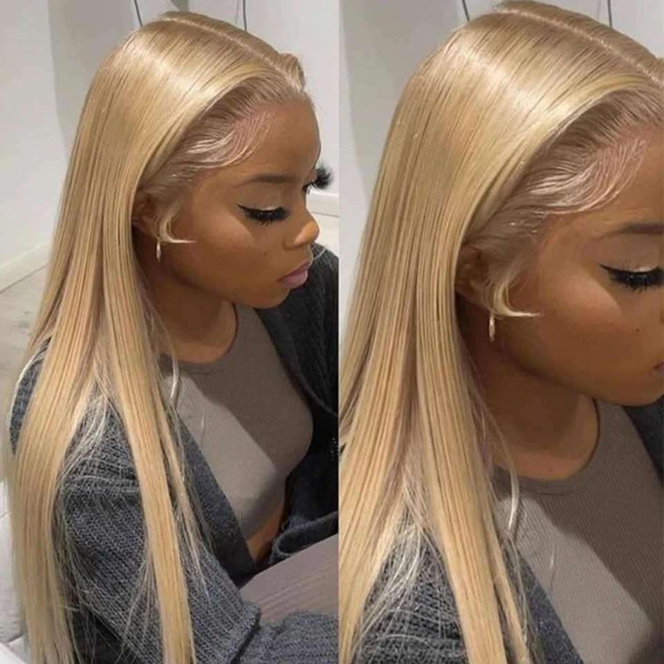 Rebecca Purple Human Hair Wig Straight Lace Front Wig 4x4 Lace Closure Straight Human Hair Wigs For Women Preplucked Pink Blonde