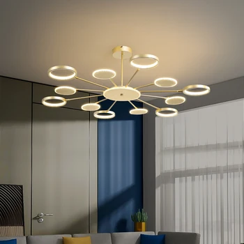 

Modern New LED Chandelier Lights For Bedroom Kitchen Living Dining Room Indoor Lighting Lamps Luminaria AC 90-260V Lustre Para