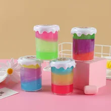 Breloques Anti Stress en polymère coloré pour enfants, nuage visqueux, boue de coton, cristal magique, argile, fournitures de Plasticine, jouets pour enfants